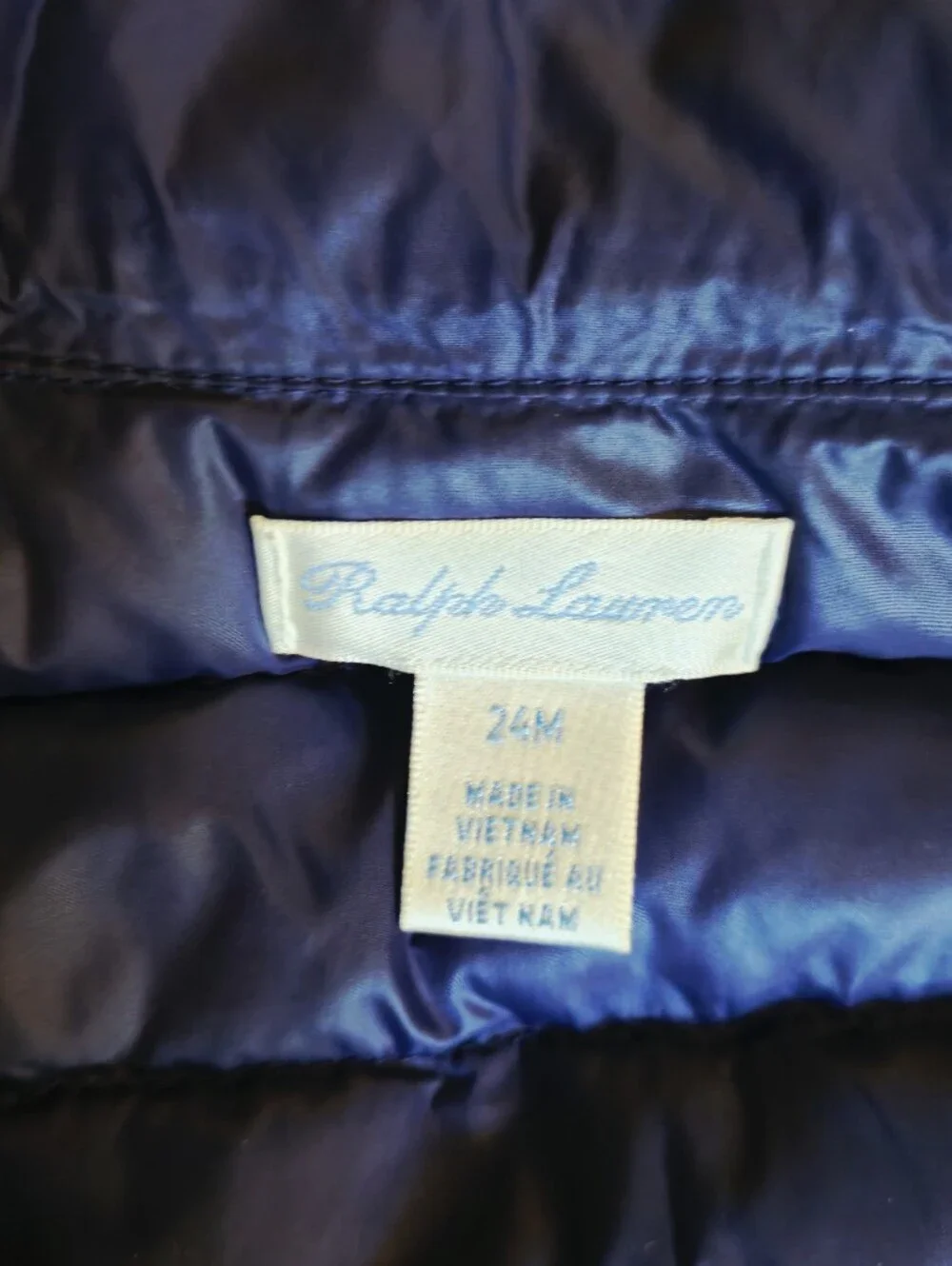 Polo by Ralph Lauren Kids Navy Quilted Puffer Vest